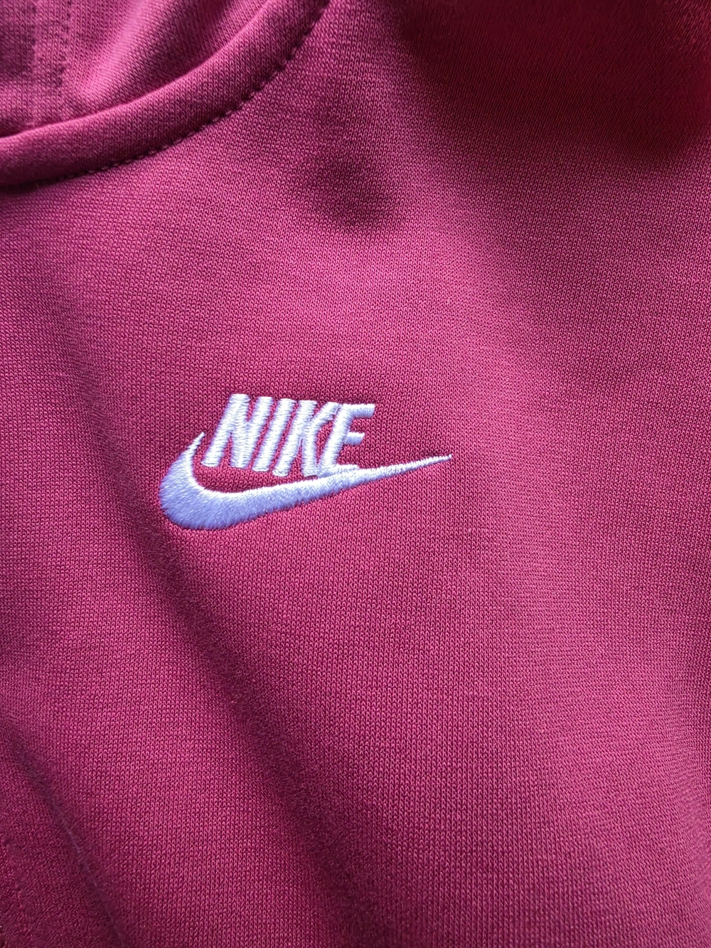 Nike Kids' Fleece Full-Zip Hoodie - Pink - Picture 6 of 7